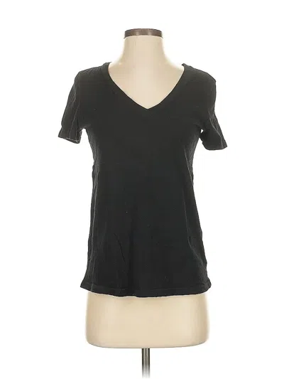 Pre-owned Lacausa Short Sleeve T-shirt In Black