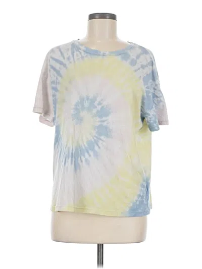 Pre-owned Lacausa Short Sleeve T-shirt In Blue