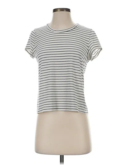 Pre-owned Lacausa Short Sleeve T-shirt In Ivory