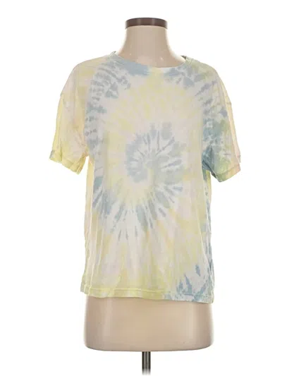 Pre-owned Lacausa Short Sleeve T-shirt In Yellow
