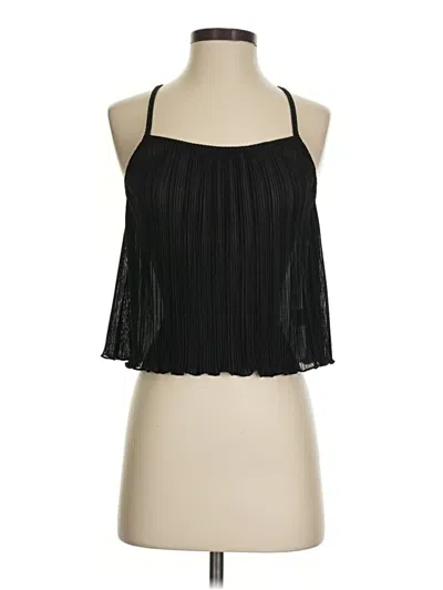 Pre-owned Lacausa Sleeveless Blouse In Black
