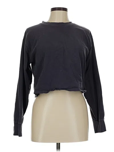 Pre-owned Lacausa Sweatshirt In Black