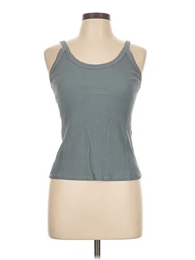 Lacausa Tank Top Gray Halter Neckline Tops