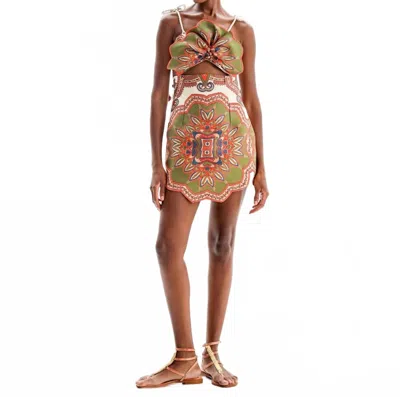 Lace The Label Eros Mini Dress In Forest In Green