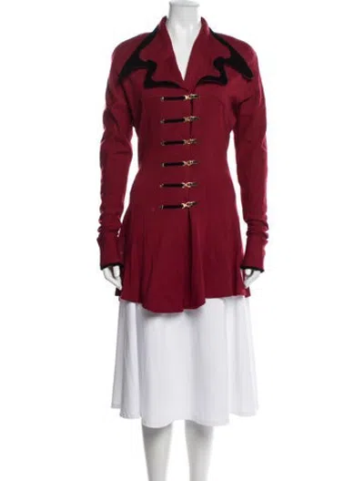 Pre-owned Lace The Label Jacket In Red