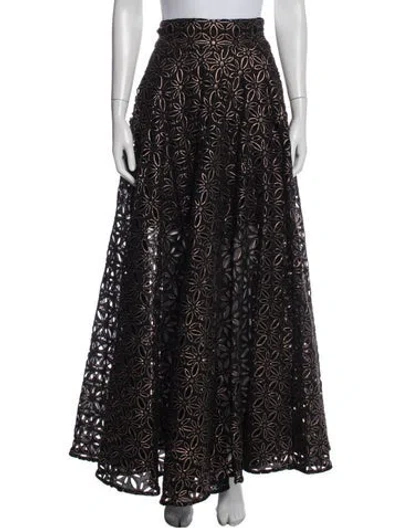 Pre-owned Lace The Label Lace Pattern Long Skirt W/ Tags In Blue