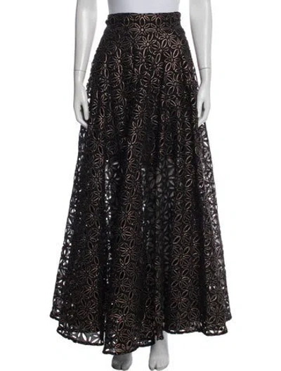 Pre-owned Lace The Label Lace Pattern Long Skirt W/ Tags In Blue