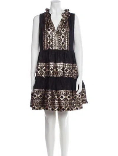 Pre-owned Lace The Label Printed Mini Dress In Multi