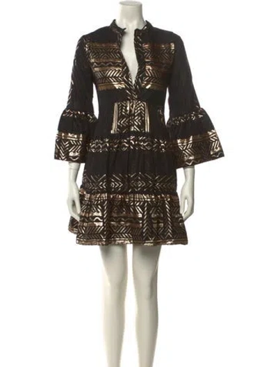 Pre-owned Lace The Label Printed Mini Dress In Multi