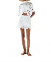 Lace The Label Zoe Shorts In White In White
