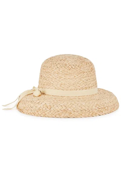 Lack Of Color Bloom Raffia Sun Hat In Natural