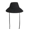 Lack Of Color Cotton Canvas Holiday Bucket Hat In Black