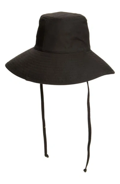 Lack Of Color Holiday Canvas Bucket Hat In Black