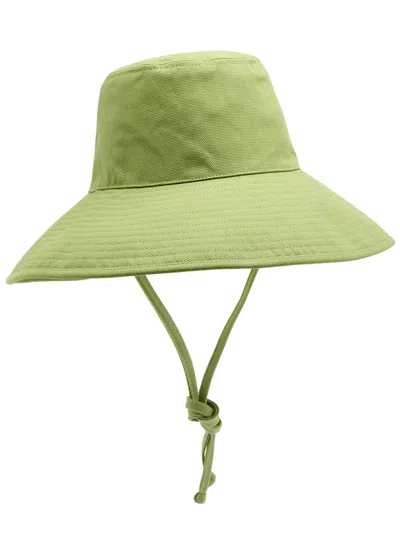 Lack Of Color Holiday Canvas Bucket Hat In Green