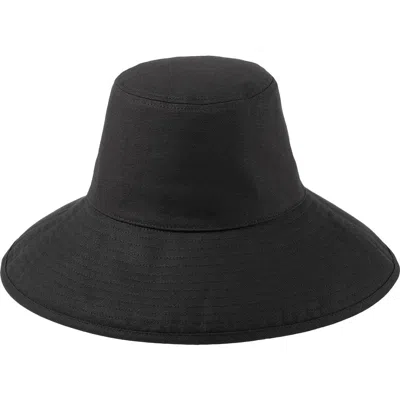 Lack Of Color Holiday Cotton Canvas Bucket Hat In Black