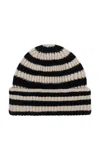 LACK OF COLOR JOWAN STRIPED WOOL BEANIE