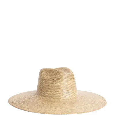 Lack Of Color Palma Wide Straw Fedora In Natural