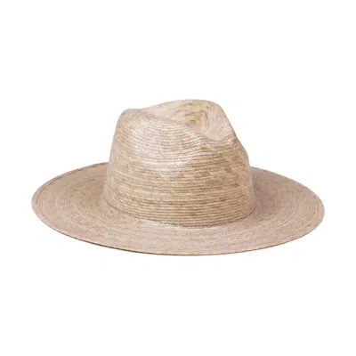 Lack Of Color Palma Fedora Hat In Natural In White