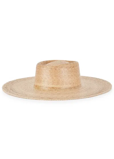 Lack Of Color Palma Wide-brim Boater Hat In Natural