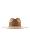 Lack Of Color Palmero Straw Fedora In Brown