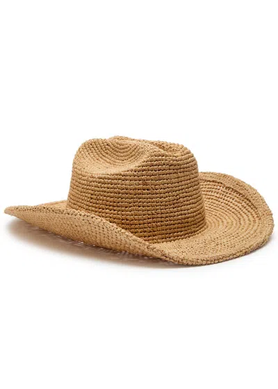 Lack Of Color Raffia Cowboy Hat In Brown