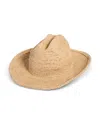 Lack Of Color Raffia Cowboy Hat In Natural