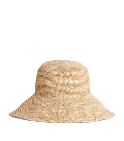 Lack Of Color Raffia Inca Sunhat In Neutral