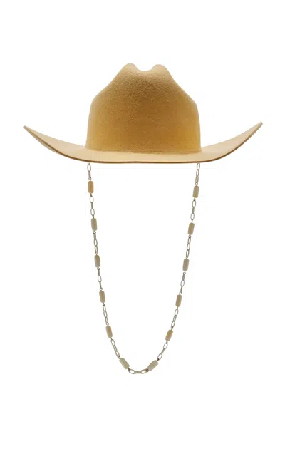 Lack Of Color Ryder Wool Cowboy Hat In Yellow