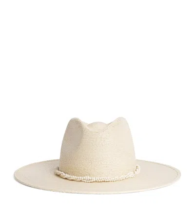 Lack Of Color Straw Paradise Fedora In Neutral