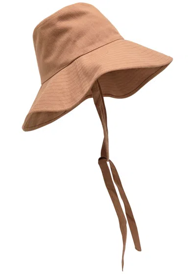 Lack Of Color Summer Linen-blend Bucket Hat In Brown