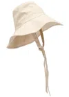 Lack Of Color Summer Linen-blend Bucket Hat In White