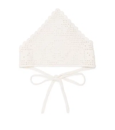 Lack Of Color Sun Crochet Bandana In Yellow