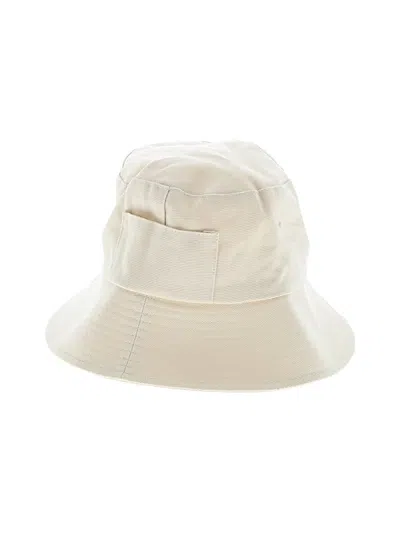Pre-owned Lack Of Color Sun Hat In Ivory