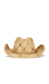 Lack Of Color Sundance Cowboy Hat In Raffia