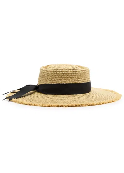 Lack Of Color The Ventura Straw Boater Hat In Natural