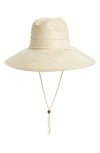 Lack Of Color The Vista Straw Hat In Natural/white