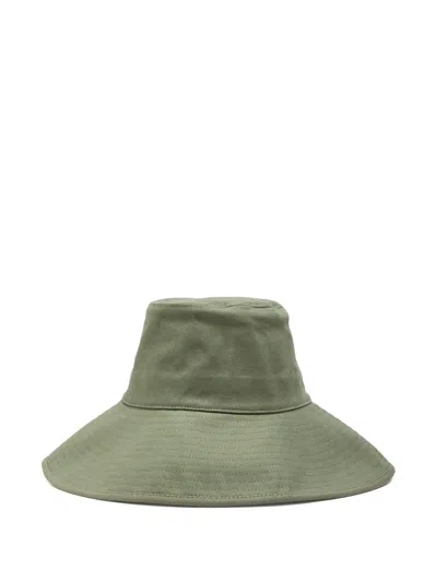 Lack Of Color Wide-brim Hat In Green