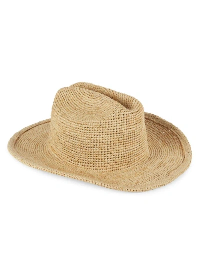 Lack Of Color Women's Raffia Cowboy Hat In Natural
