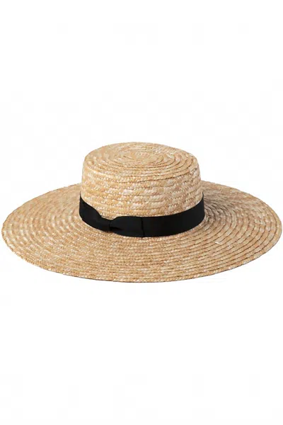 Lack Of Color Women's Spencer Boater Wide In Beige In Neutral
