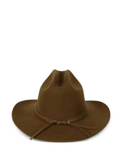 Lack Of Color Wool Hat In Brown