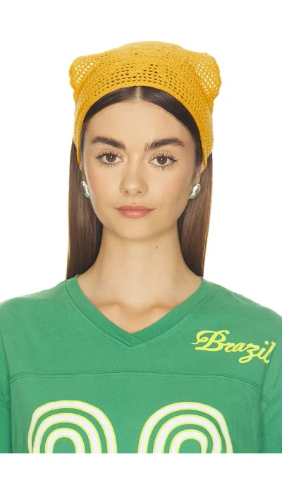 Lack Of Color X Revolve Triangle Bandana In Yellow