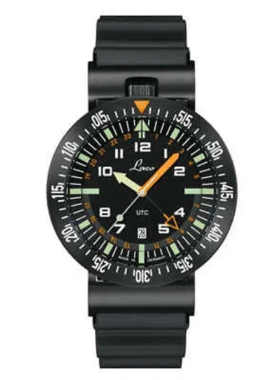 Pre-owned Laco 862163 Squad Atacama Quartz Utc Tactical Watch