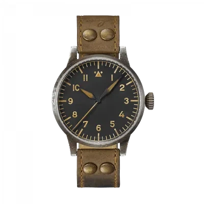 Pre-owned Laco Heidelberg Erbstück Stainless Steel 39.0mm Wristwatch