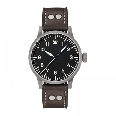 Pre-owned Laco Münster Pilot Watch Original Stainless Steel 42.0mm Automatic Wristwatch