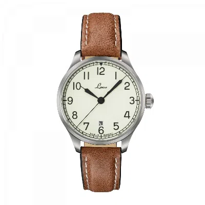 Pre-owned Laco Valencia Stainless Steel 39mm German Marine Automatic Wristwatch 862090