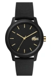 Lacoste 12.12 Silicone Strap Watch, 36mm