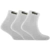 Lacoste 3 Pack Ankle Socks White In White