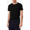 Lacoste 3-pack Cotton Crewneck T-shirts In Black