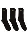 Lacoste 3-pack Sport Socks In Black