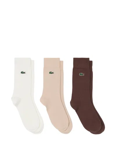 Lacoste 3-pack Socks In Multi